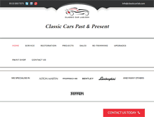 Tablet Screenshot of classiccarlab.com